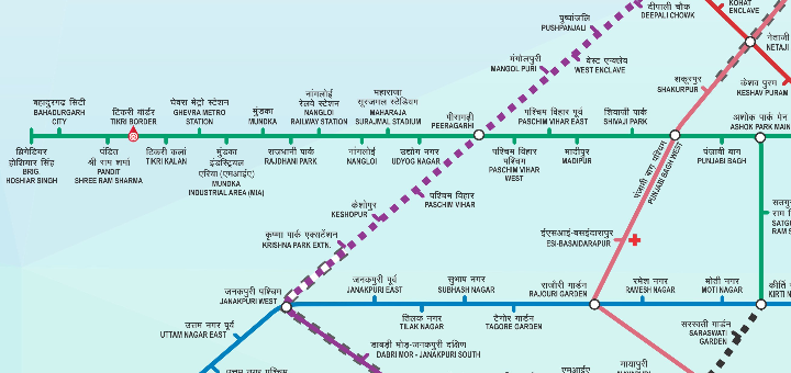 map metro delhi