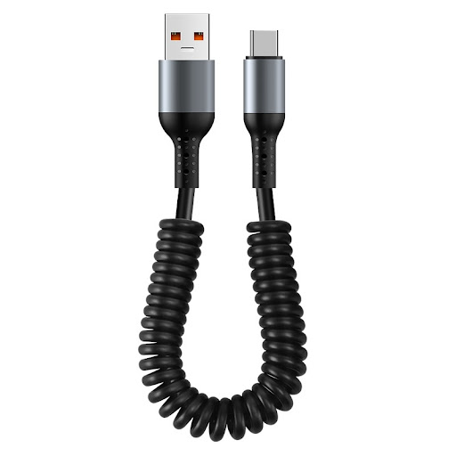 Title 2, Spring Retractable Storage Mobile Phone Chargin...