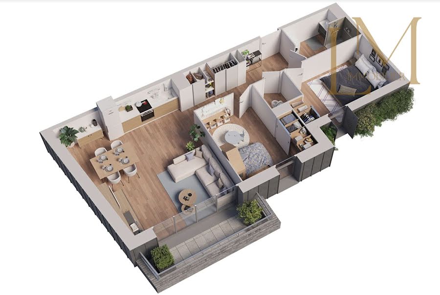 Vente appartement 3 pièces 72.89 m² à Orleans (45000), 273 000 €