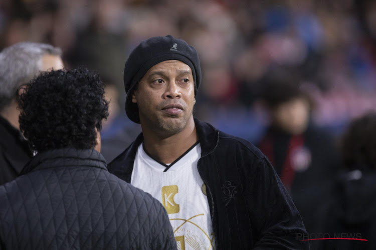 Ronaldinho in België voor galamatch: "Hoop op geweldige avond"