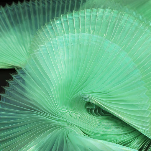 Title 4, Mermaid Pleated Fabric Design for Creative Stag...