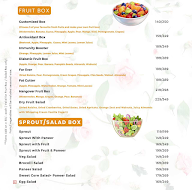 The Golf Juice & Salad Bar menu 2