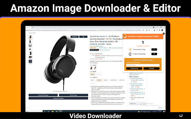 Amazon Image Downloader & Editor chrome extension