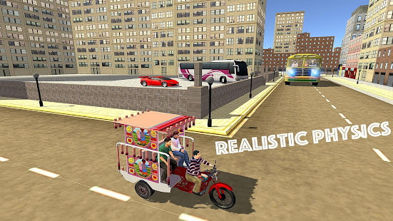 City Chingchi Tuk Tuk Rickshaw Driving 1.0 APK + Мод (Unlimited money) за Android