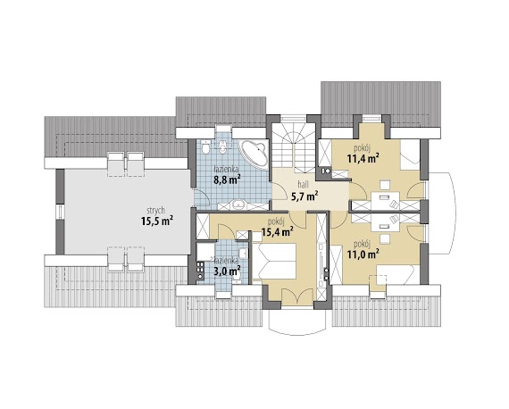 Atlantyda II - Rzut poddasza