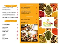 Masala Factory menu 1