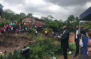 President Cyril Ramaphosa visited flood-stricken areas in KZN following the disaster that saw over 70 people lose their lives.