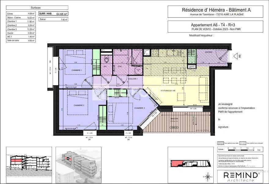 Vente appartement 4 pièces 64.68 m² à La Plagne (73210), 333 500 €