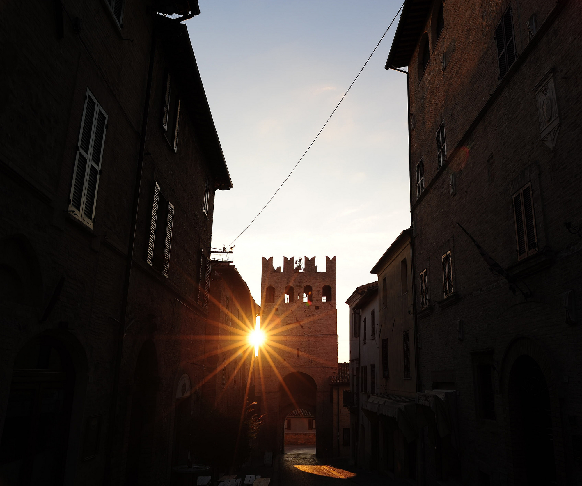 tramonto in finestra di Massimiliano zompi