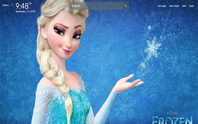 Frozen Movie Wallpapers NewTab Theme