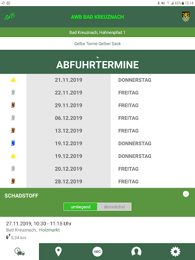 AWB Müll App Bad Kreuznach