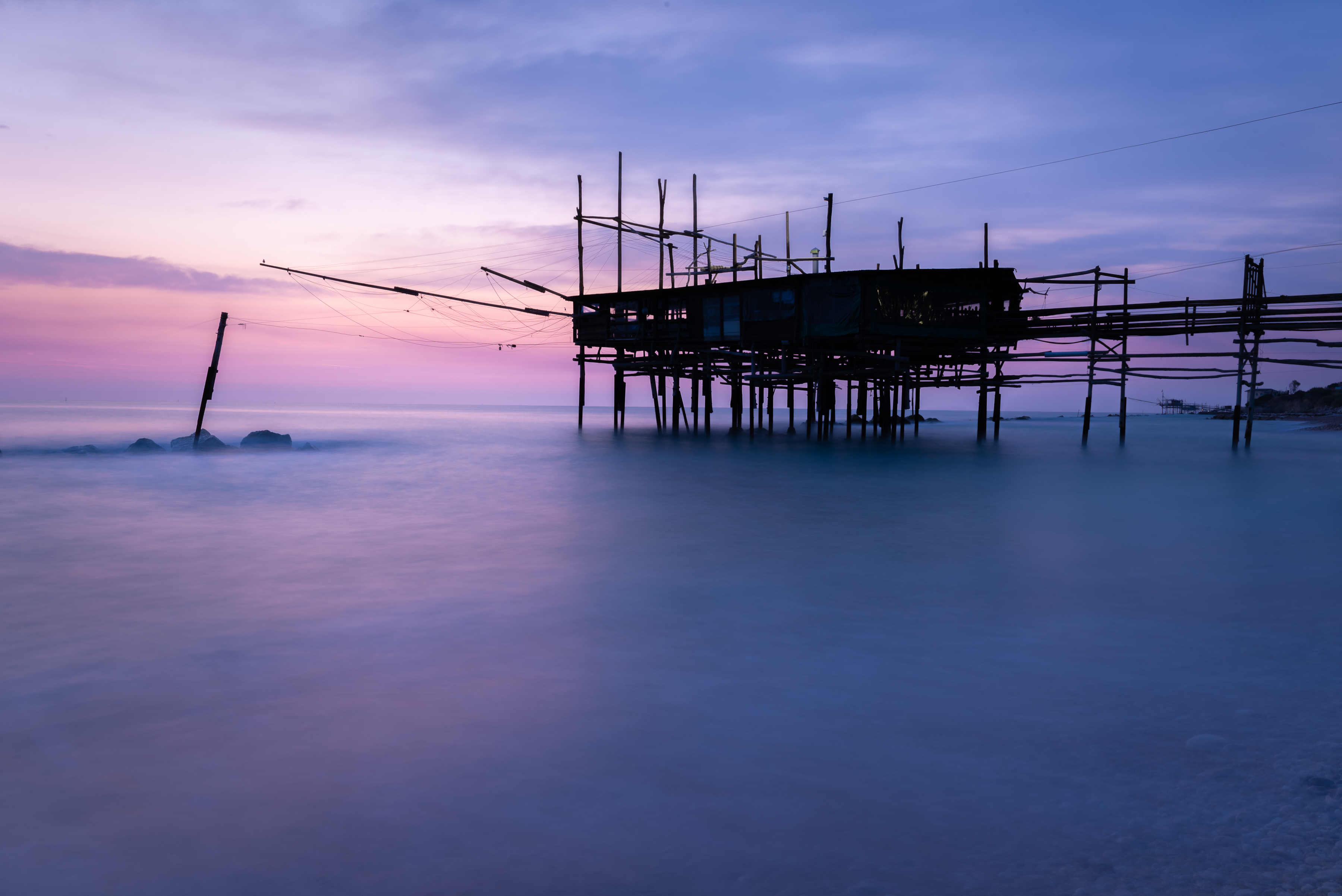 Tramonto ai trabocchi di GuidoP