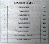 Kutralam Border Porotta menu 2