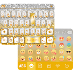 Cover Image of ダウンロード Golden Bow iKeyboard Theme 5.0 APK