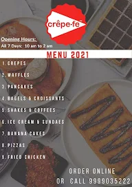 Pizzeria By Crepe-Fe menu 4