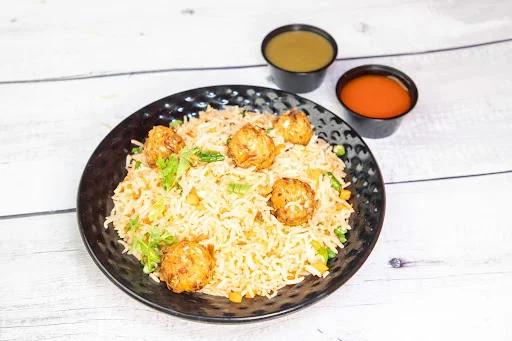 Veg Manchurian Fried Rice