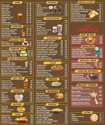 Chai Pai Baithak menu 