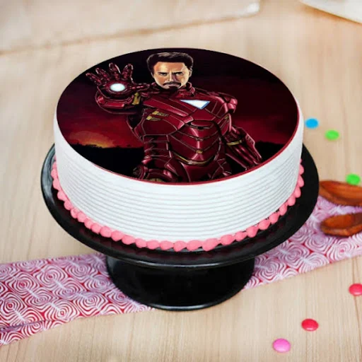 Ironman Cake [Eggless]