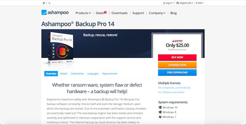 Ashampoo Backup Pro