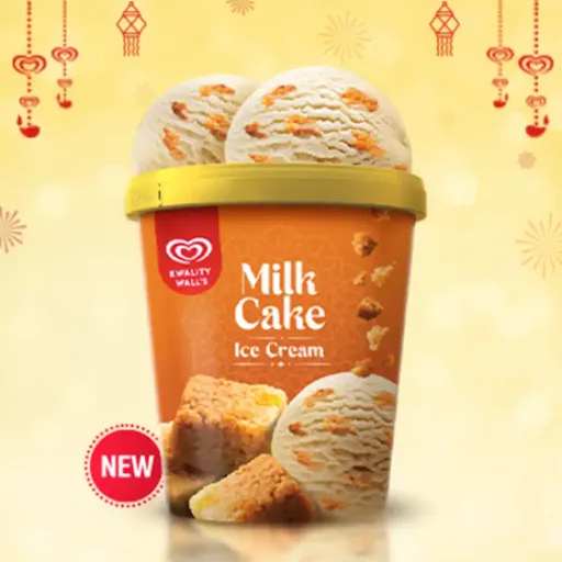 Milk Cake Ice Cream [500 Ml]