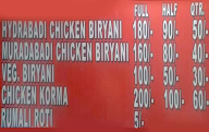 Spl Muradabadi Chicken Biryani menu 1