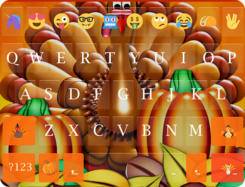 Thanksgiving Emoji Keyboard