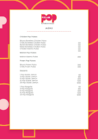 Pop Pulao menu 4