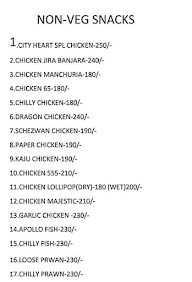 City Heart Food Point menu 4