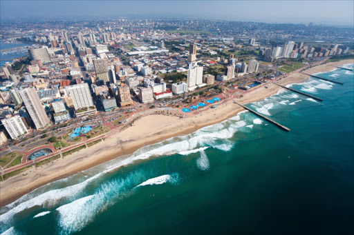 Aerial view of Durban, KwaZulu Natal