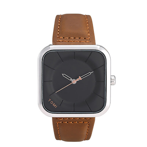 Title 8, TNordic Minimalist Design Square Watch for Stud...