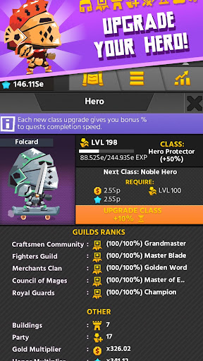 Hero Simulator: Clicker Game (Mod)