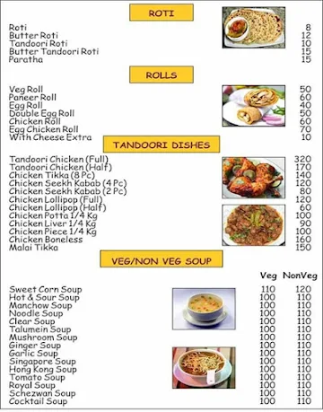 Kolkata Biryani And Rolls menu 