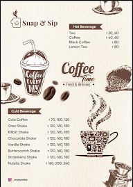 Snap & Sip menu 2