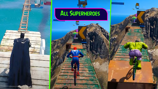 Screenshot Superhero BMX Cycle Race