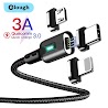 Cáp Usb Từ Tính Elough 3A Loại C Dây Sạc Micro Usb Cho Điện Thoại Di Động