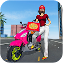 ダウンロード Moto Bike Pizza Delivery 2019 – Girl Food をインストールする 最新 APK ダウンローダ