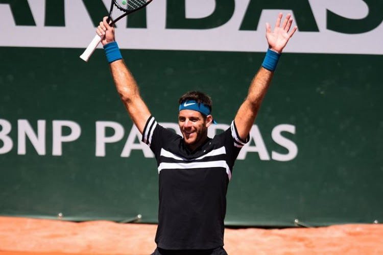 Alle halve finalisten op Roland Garros zijn bekend: ook Juan Martín del Potro is erbij