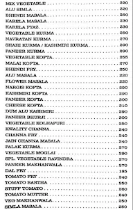 Sai Darbar Hotel menu 7