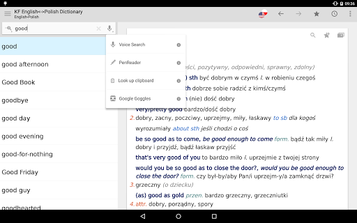 American English - Polish Dictionary by the KF.org