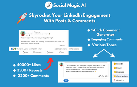 Social Magic - Supercharge Your LinkedIn small promo image