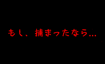 もし、捕まったなら..