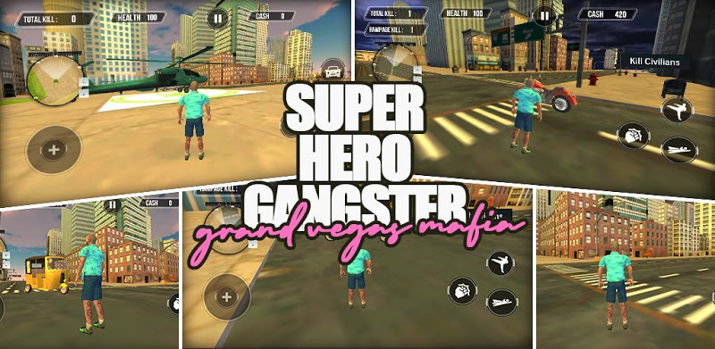 Super Gangster Hero : Grand Vegas Mafia Crime