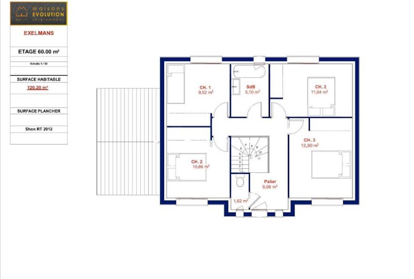  Vente Terrain + Maison - Terrain : 576m² - Maison : 120m² à La-Ferté-sous-Jouarre (77260) 