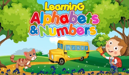 Android application Learning Alphabets &amp; Numbers screenshort