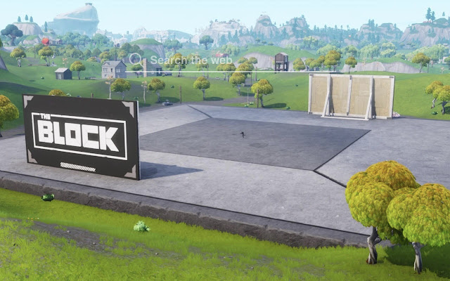 Fortnite The Block HD Wallpaper Tab Theme