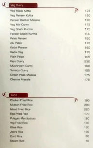 Kritunga Restaurant menu 3