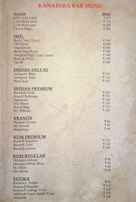 Ignite - Chairman's Jade Club & Resort menu 6