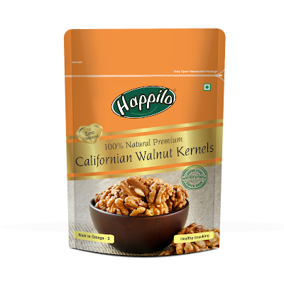 Happilo 100% Natural Californian Walnut Kernels - 200g