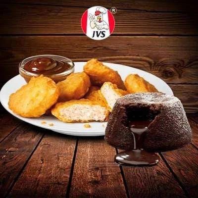 Chicken Nuggets (5 Pcs) With Choco Lava