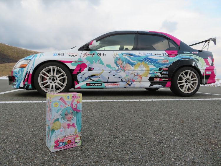 ランサーエボリューションの痛車天国お台場ファイナル・初音ミク・痛車・かわいいは正義！☆に関するカスタム事例の投稿画像1枚目